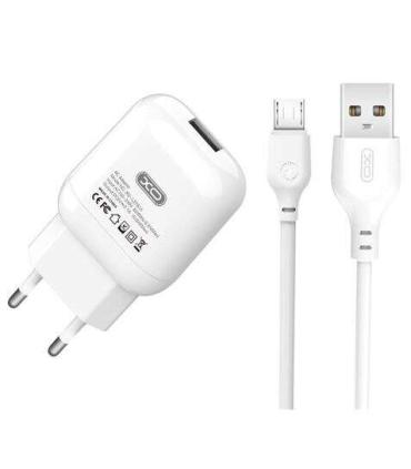 XO L37 Pack Cargador de Corriente USB + Cable USB a MicroUSB