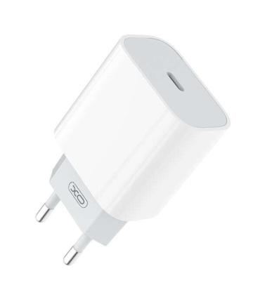 XO Cargador para Smartphone - Carga Rapida - 20W - Tipo C - Proteccion Sobretensiones - Color Blanco