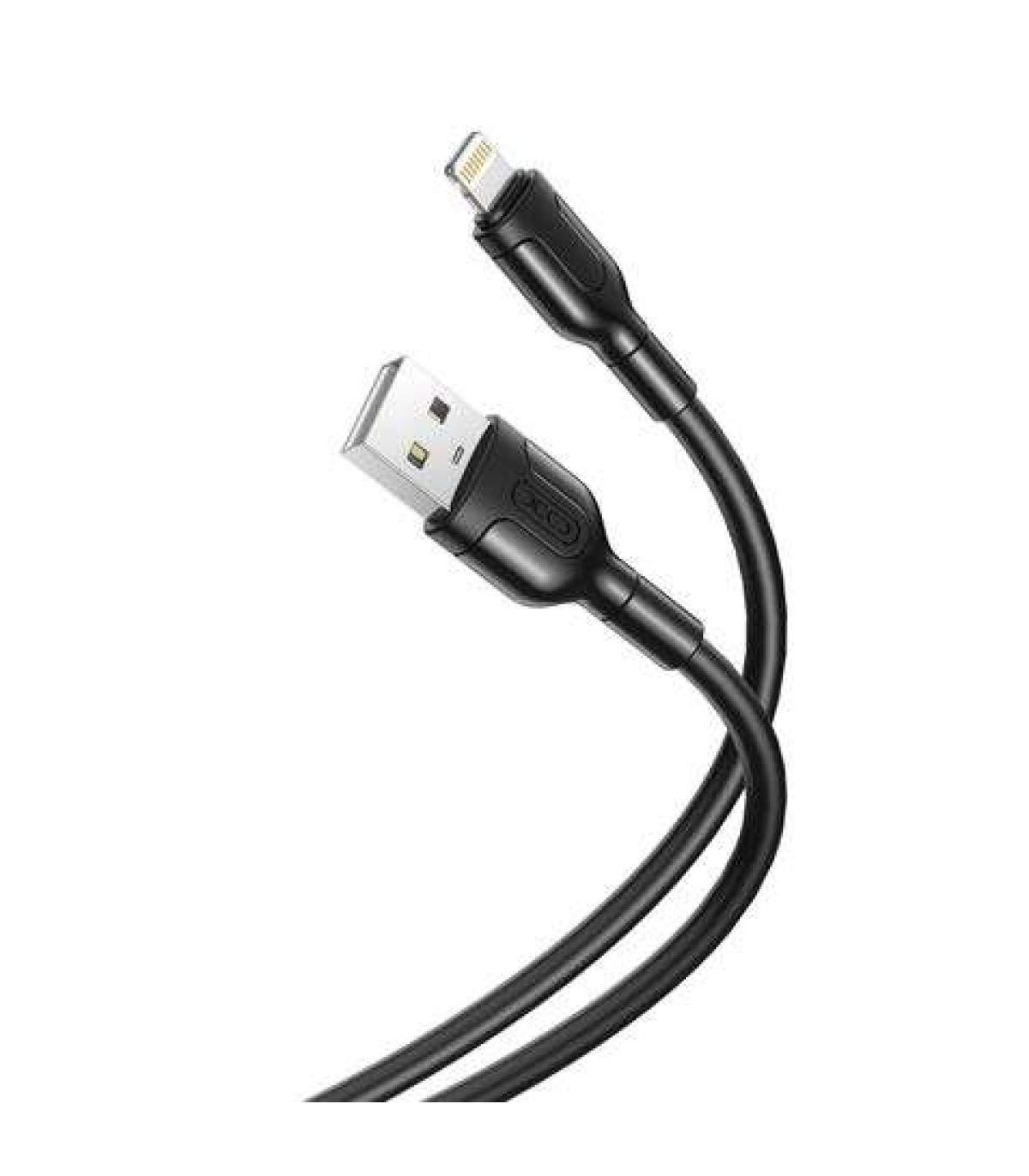 XO Cable de Conector Lightning - Longitud 1 Metro - Carga y Transmision de Datos de Alta Velocidad - 5V, 21A - Cable de Silicona