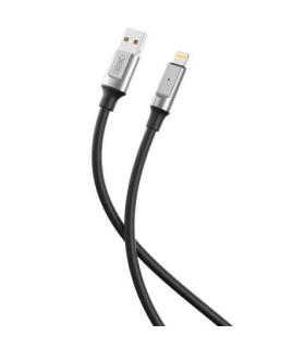 XO Cable NB251 Carga Rapida USB - Lightning - 6A - 1m - Color Negro