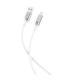 XO Cable NB251 Carga Rapida USB - Micro USB - 6A - 1m - Color Blanco