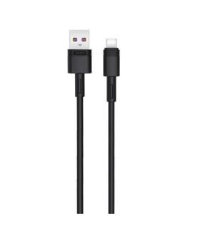XO Cable USB-A Macho a USB-C Macho 5A - Carga Rapida + Transmision de Datos Alta Velocidad - Longitud 1m
