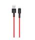 XO Cable NBQ166 Carga Rapida USB - Tipo C - 5A - 1m - Color Rojo