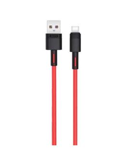 XO Cable NBQ166 Carga Rapida USB - Tipo C - 5A - 1m - Color Rojo
