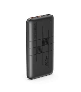 XO Powerbank PR187 10000mAh con Carga Rapida 22.5W - Pantalla LCD - 1x USB-C 20W, 2x USB - Color Negro