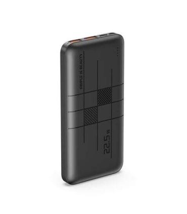 XO Powerbank PR187 10000mAh con Carga Rapida 22.5W - Pantalla LCD - 1x USB-C 20W, 2x USB - Color Negro