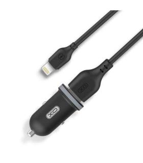 XO TZ08 Pack Cargador de Coche + Cable USB-A a Lightning - 2 Puertos USB