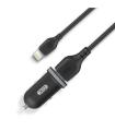 XO TZ08 Pack Cargador de Coche + Cable USB-A a Lightning - 2 Puertos USB