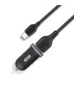 XO TZ08 Pack Cargador de Coche + Cable USB-A a MicroUSB - 2 Puertos USB