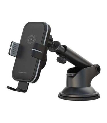 XO Soporte Coche Auto Cierre + Base de Carga Inalambrica 15W WX027