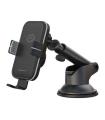 XO Soporte Coche Auto Cierre + Base de Carga Inalambrica 15W WX027