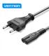 Vention Cable Alimentacion Forma 8 CEE716 Macho a C7 Hembra - 1.8m - Color Negro