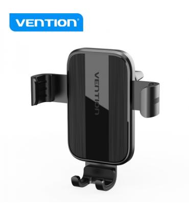 Vention Soporte Coche con Sujecion Clip Rejilla Ventilacion - Color Negro