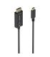 Aisens Cable Conversor Bidireccional USB-C a Displayport 8K@60Hz - USB-C/M-DP/M - 1.8m - Color Negro