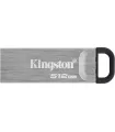Kingston DataTraveler Kyson Memoria USB 512GB - 3.2 Gen 1 - 200 MB/s en Lectura - Diseño Metalico - Color Plata (Pendrive)