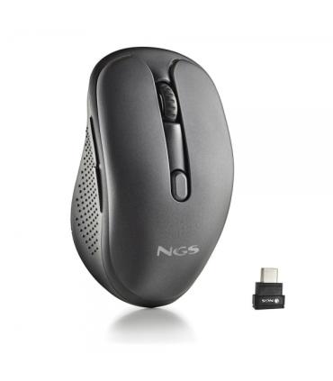 NGS Evo Jot Raton Inalambrico 1600dpi - Conexiones: 2.4 GHz USB-C + Bluetooth 5.1 + Bluetooth 5.1 - 5 Botones - Uso Diestro - Co