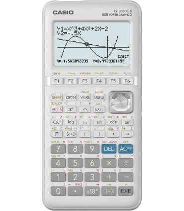 Casio FX-9860GIII Calculadora Cientifica Grafica - Pantalla de 8 Lineas - Graficas Simultaneas de Distintas Funciones - Calculo.