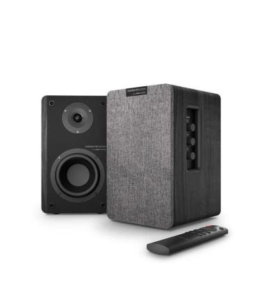 Energy Sistem Studio Monitor 4 Hi Fi Altavoces Activos de Estanteria - Entrada Doble RCA - Color Negro
