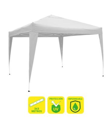 Sungarden Carpa Plegable Acero 3x3m Blanca - Color Blanco