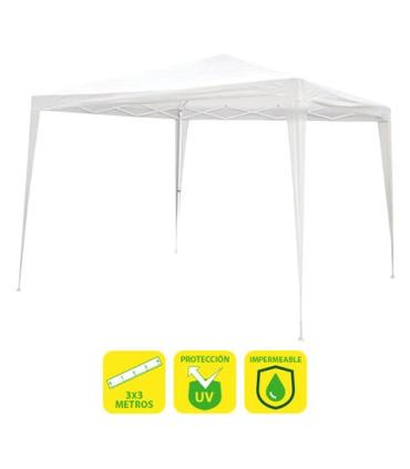 Sungarden Carpa Acero Rafia 3x3m - Color Blanco
