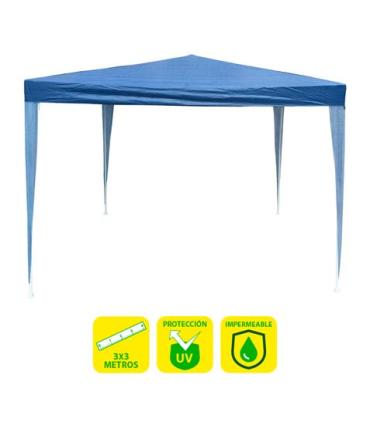Sungarden Carpa Acero Rafia 3x3m - Color Azul