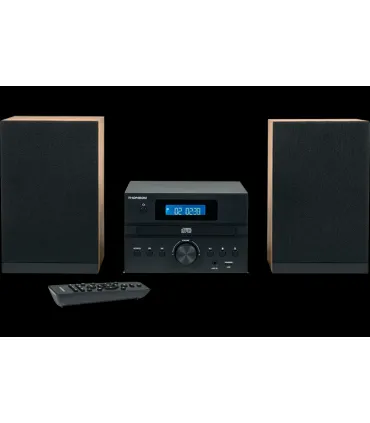 Thomson MIC123BT Micro Cadena 50W Bluetooth - Reproductor de CD, Radio FM - Tecnologia Bass Boost - Mando a Distancia - Color Ne