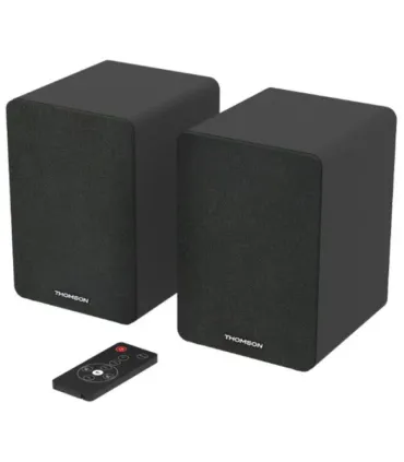 Thomson WS400DUO Altavoces 50W Bluetooth 5.0 - Entrada RCA - Mando a Distancia - Color Negro