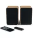 Thomson WS602DUO Altavoces 100W Bluetooth 5.0 - Entrada RCA, Optica - Mando a Distancia - Color Madera