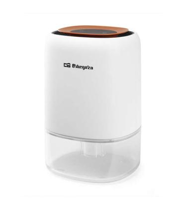 Orbegozo DH 305 Deshumidificador Compacto - Deshumidificacion 300ml/Dia - Funcionamiento Silencioso - Luz LED Decorativa - Respe