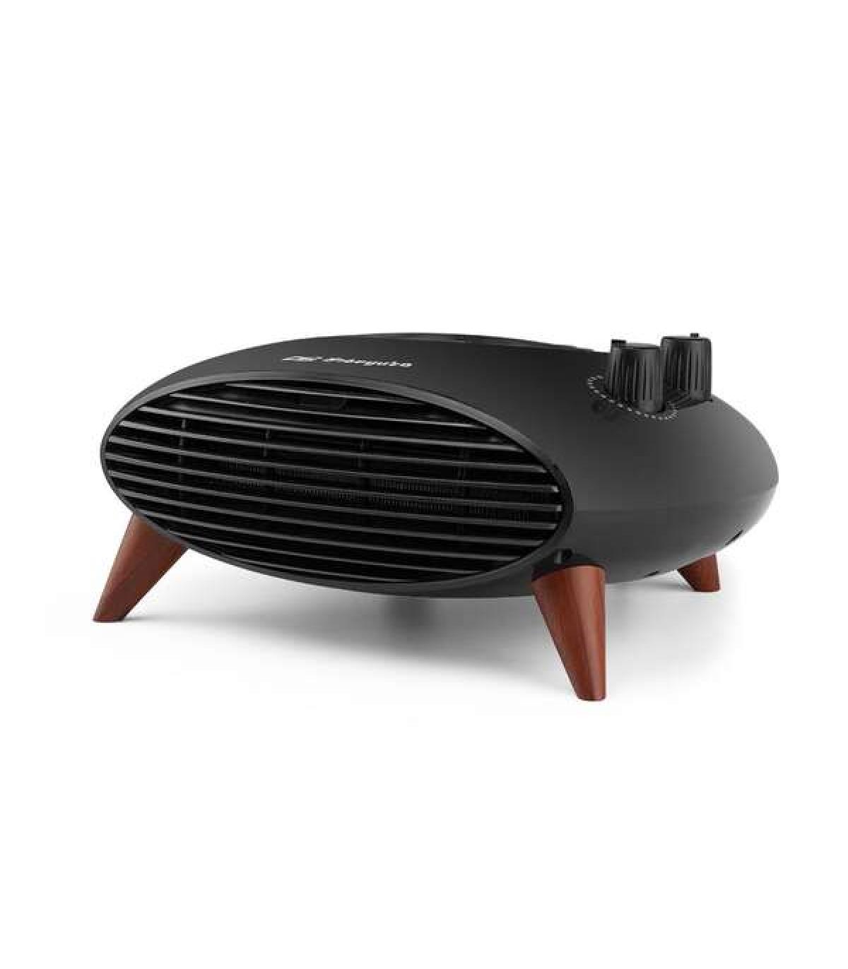 Orbegozo FH 5134 Calefactor Elegante y Funcional Calefactor con Selector Rotativo de Posiciones - Potencia de 2000W - Funcion Ve