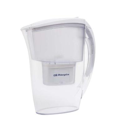Orbegozo JR 3025 Jarra Purificadora de Agua - Tres Cartuchos Filtrantes - Capacidad Total de 2.4 Litros - Indicador de Vida del.