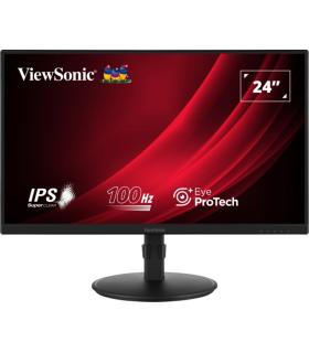 Viewsonic Monitor 24" VG2408A LED IPS FullHD - 16:9 - VGA, HDMI - DisplayPort - USB - Altavoces - Ajustable en Altura - Color Ne