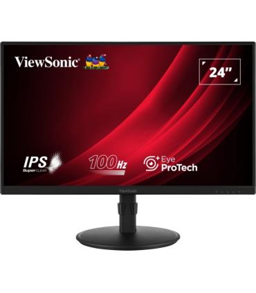 Viewsonic Monitor 24" VG2408A-MHD LED IPS FullHD - 16:9 - VGA - HDMI - DisplayPort - Altavoces - Ajustable en Altura - Color Neg