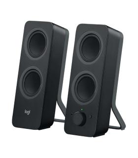Logitech Z207 Altavoces 2.0 Bluetooth - 10W - Sonido Estereo - Entrada Jack 3.5 mm - Color Negro