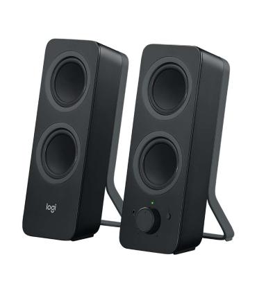 Logitech Z207 Altavoces 2.0 Bluetooth - 10W - Sonido Estereo - Entrada Jack 3.5 mm - Color Negro