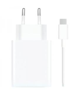Xiaomi 120W HyperCharge Combo Cargador de Pared para Smartphone USB-A 120W + Cable - Identificacion Inteligente de Dispositivos.