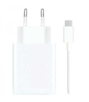 Xiaomi 120W HyperCharge Combo Cargador de Pared para Smartphone USB-A 120W + Cable - Identificacion Inteligente de Dispositivos.