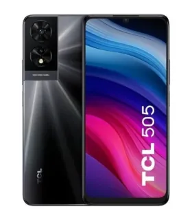 TCL 505 Smartphone Pantalla 6.75" - 6GB - 256GB - Camara 50MP - Bateria 5010mAh - Admite Carga de 10W - Color Gris Oscuro