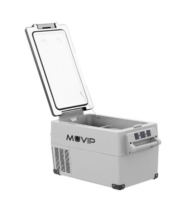 Muvip Nevera Portatil de Compresor 31L - Proteccion Bateria Vehiculo - Luz LED - Temperatura -20º/+20º - Conexion 12/24/220V ..