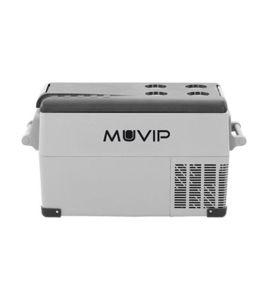 Muvip Nevera Portatil de Compresor 31L - Proteccion Bateria Vehiculo - Luz LED - Temperatura -20º/+20º - Conexion 12/24/220V ..