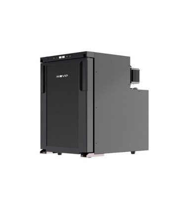 Muvip Nevera Fija con Compresor LG 50L - Conexion 12/24/220V - Consumo 60W - Apertura Frontal - Proteccion Bateria - Luz LED ..