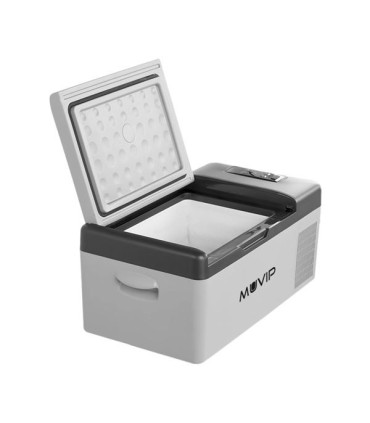 Muvip Nevera Portatil con Compresor 15L Bluetooth, USB - Temperatura -20º/+20º - Conexion 12/24/220V - Consumo 45W - Proteccion.