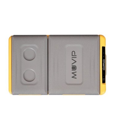 Muvip Nevera Portatil con Compresor 40 Litros Doble Zona - Asas de Transporte - Compresor Silencioso - Color Gris