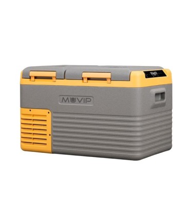 Nevera Portátil Muvip 2 Doble Zona - Compresor Silencioso - Amarilla