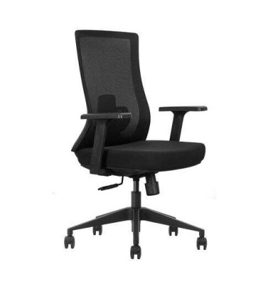 Cromad Silla Concisa y Comoda - Ajuste Total al Cuerpo - Soporte Lumbar Ajustable - Reposabrazos en Forma de T - Asiento de Alta