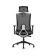 Cromad Silla Ergonomica Ajustable - Reposacabezas Regulable - Soporte Lumbar Ajustable - Reposabrazos en Forma de T - Asiento..