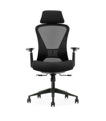 Cromad Gama Senior SE5000 Silla de Oficina - Piston de Gas de Grado 4 - Soportes Lumbar y Cervical Ajustables - Respaldo de Mall