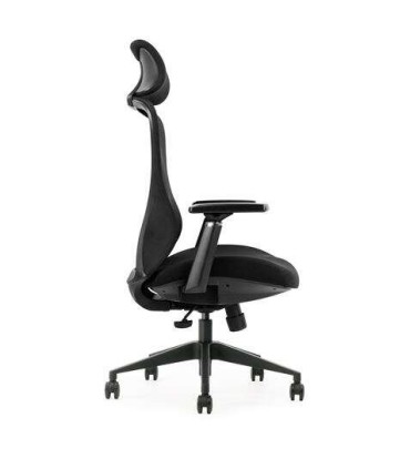 Cromad Gama Senior SE5000 Silla de Oficina - Piston de Gas de Grado 4 - Soportes Lumbar y Cervical Ajustables - Respaldo de Mall