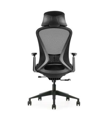 Cromad Gama Senior SE5000 Silla de Oficina - Piston de Gas de Grado 4 - Soportes Lumbar y Cervical Ajustables - Respaldo de Mall