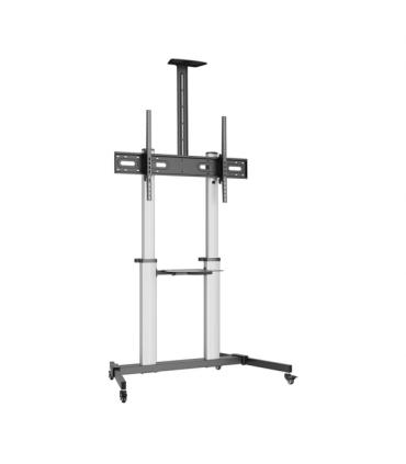 Aisens Pro Soporte de Suelo con Ruedas para TV 60?-100? - Aluminio Alta Resistencia - Vesa Maximo 1000x600mm - Carga Maxima 100K